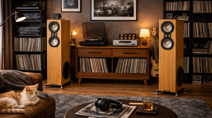 Modern Interior Design with Luxury Audio Systems